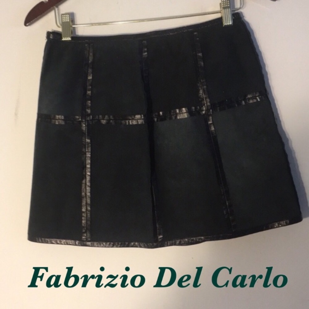 LAST CHANCE OFFER!!! 100% VERA PELLE LEATHER SKIRT